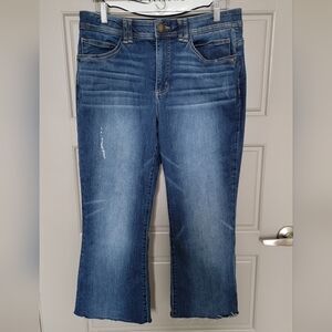 Democracy Dark Blue Straight Leg Jeans